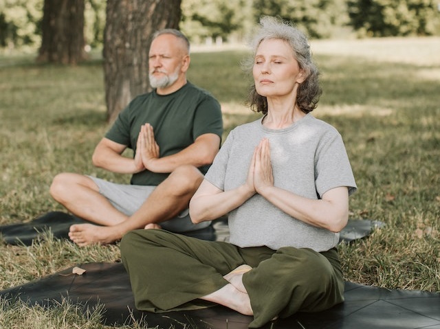Couple Meditating